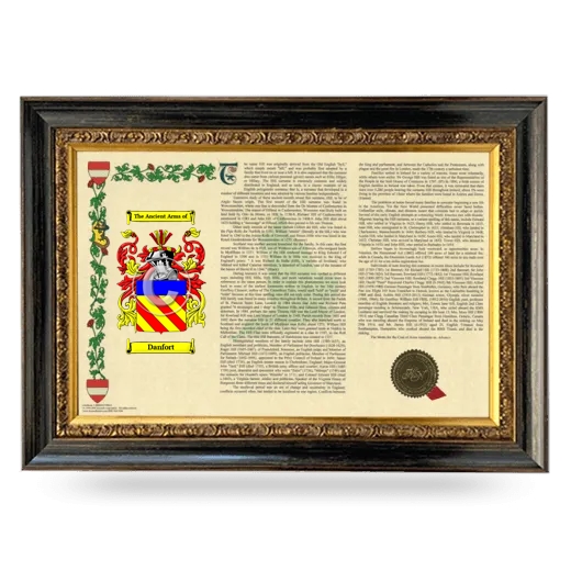 Danfort Armorial Landscape Framed - Heirloom