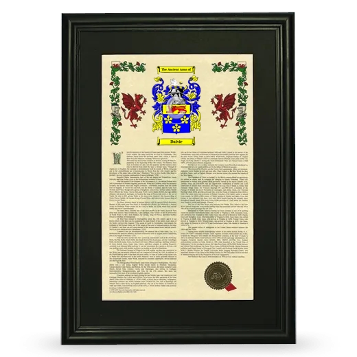 Daivie Deluxe Armorial Framed - Black