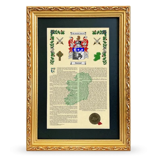 Durrynd Deluxe Armorial Framed - Gold