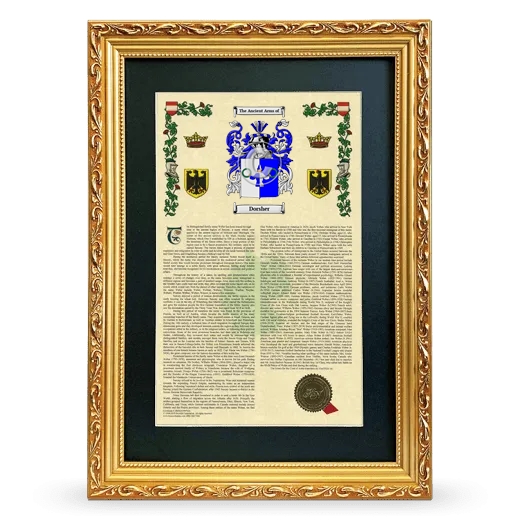 Dorsher Deluxe Armorial Framed - Gold