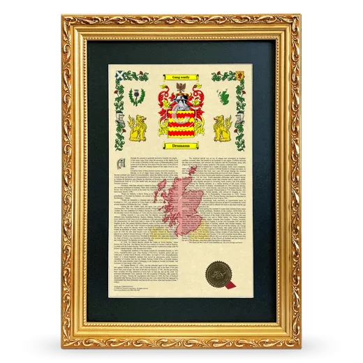 Drumann Deluxe Armorial Framed - Gold