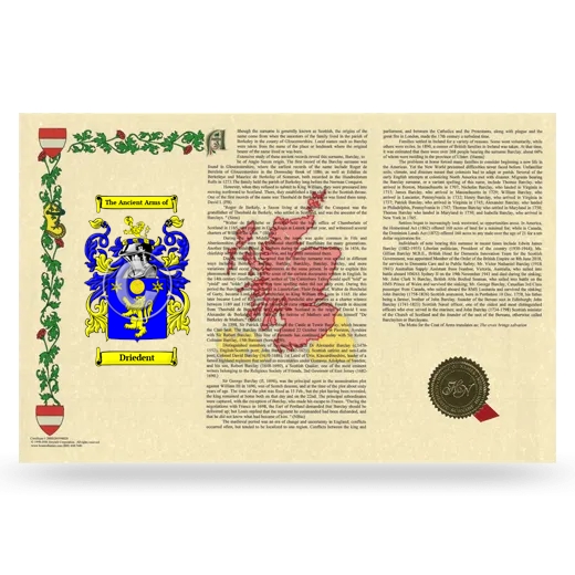Driedent Armorial History Landscape Style