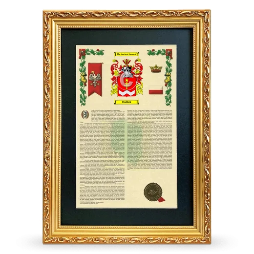 Dudiak Deluxe Armorial Framed - Gold