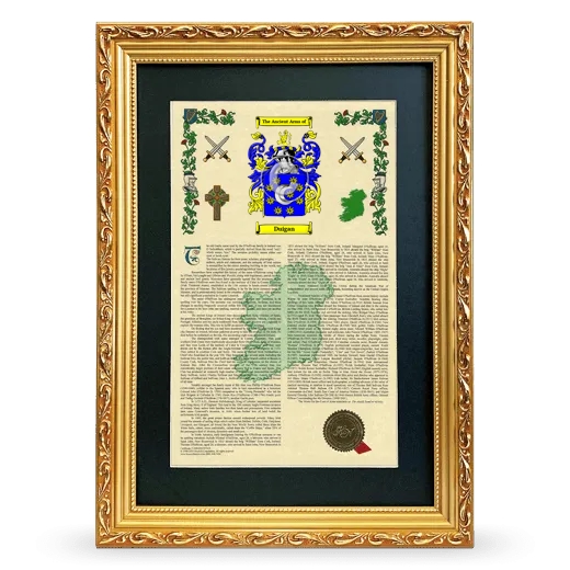 Duigan Deluxe Armorial Framed - Gold