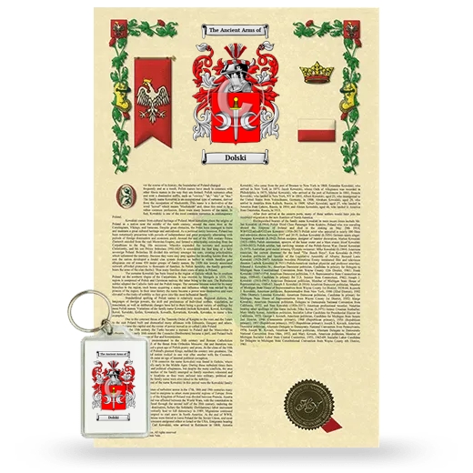 Dolski Armorial History and Keychain Package