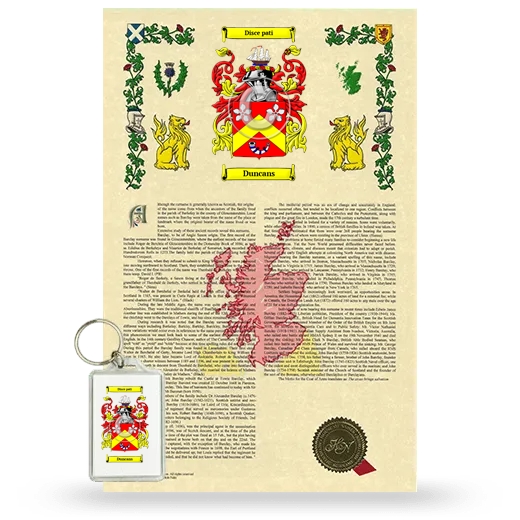 Duncans Armorial History and Keychain Package