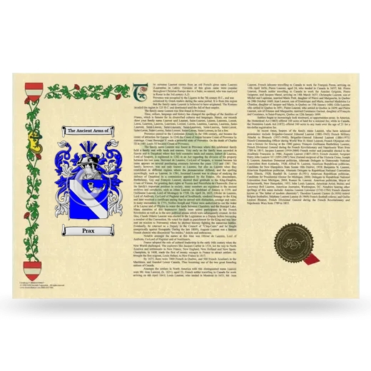 Prax Armorial History Landscape Style