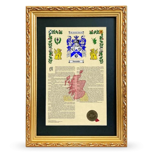 Durandys Deluxe Armorial Framed - Gold