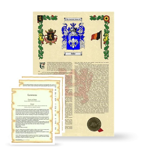 Dyke Armorial History and Symbolism package