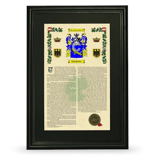Eichedoerfer Deluxe Armorial Framed - Black