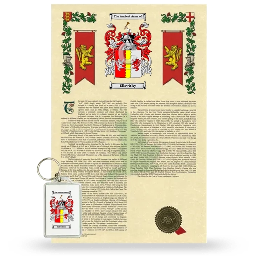 Ellswithy Armorial History and Keychain Package