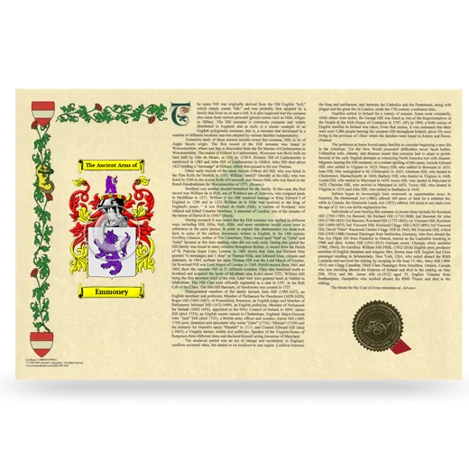 Emmoney Armorial History Landscape Style