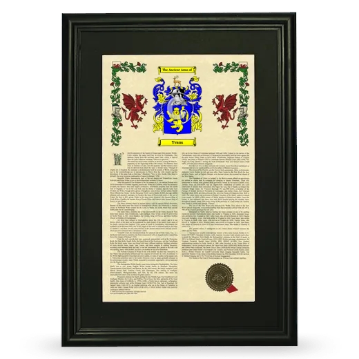 Yvans Deluxe Armorial Framed - Black