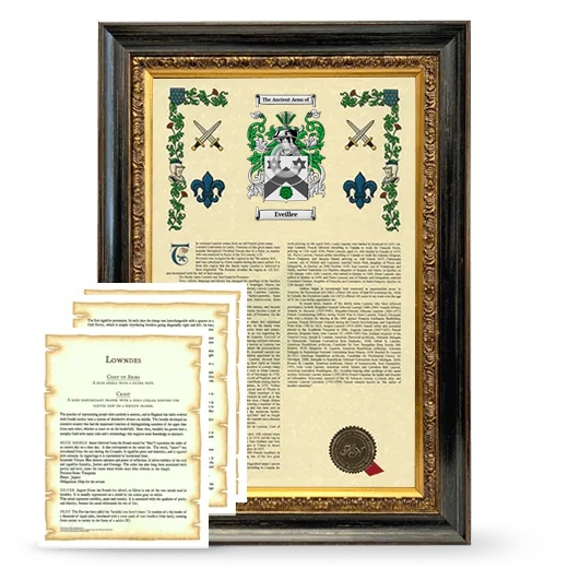 Eveillee Framed Armorial History and Symbolism - Heirloom