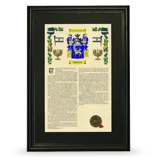 Falkenstein Deluxe Armorial Framed - Black