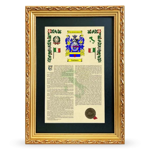 Fantinato Deluxe Armorial Framed - Gold