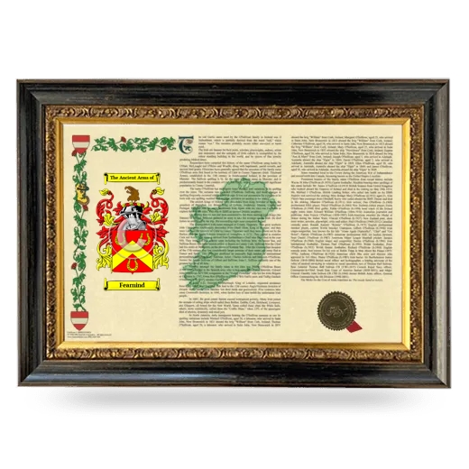 Fearnind Armorial Landscape Framed - Heirloom