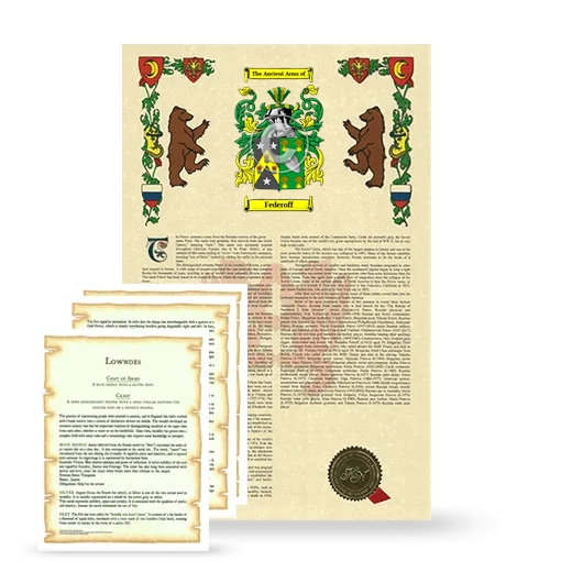 Federoff Armorial History and Symbolism package