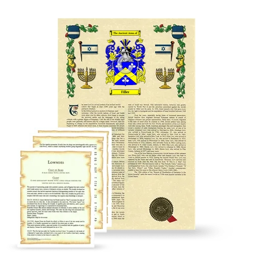 Filler Armorial History and Symbolism package