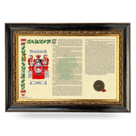 Feuers Armorial Landscape Framed - Heirloom