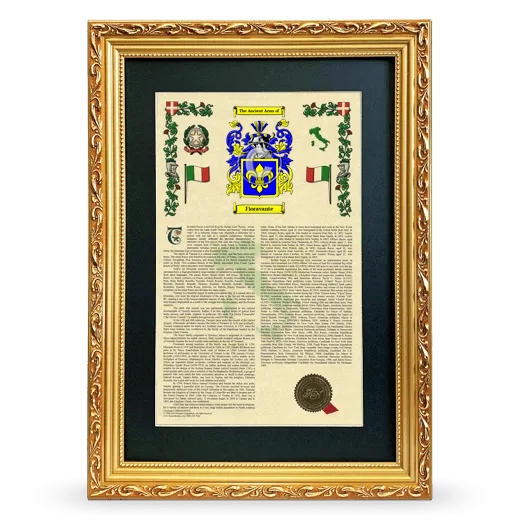 Fioravante Deluxe Armorial Framed - Gold