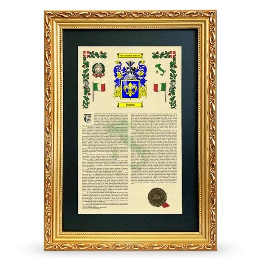 Fioresi Deluxe Armorial Framed - Gold