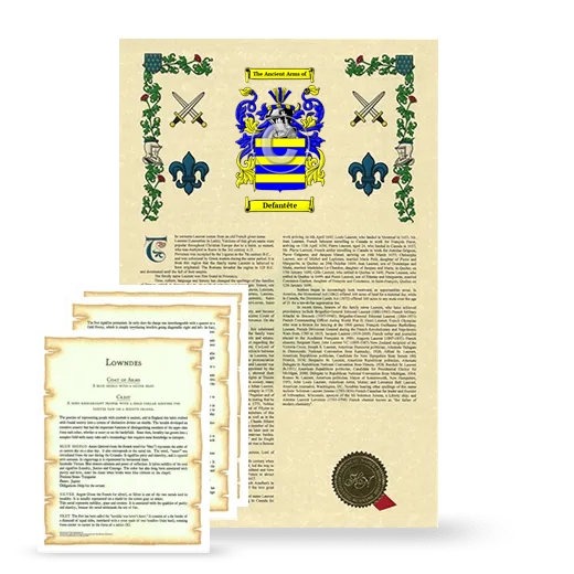 Defantête Armorial History and Symbolism package