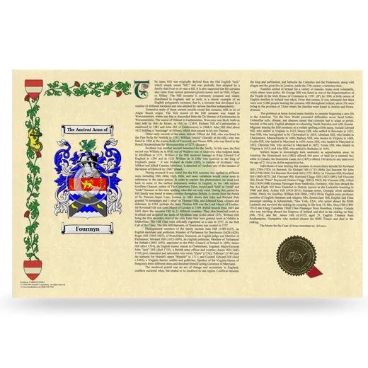 Fourmyn Armorial History Landscape Style