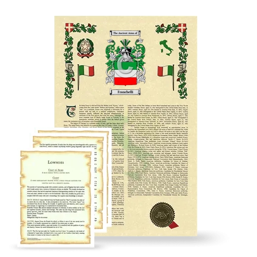 Franchelli Armorial History and Symbolism package