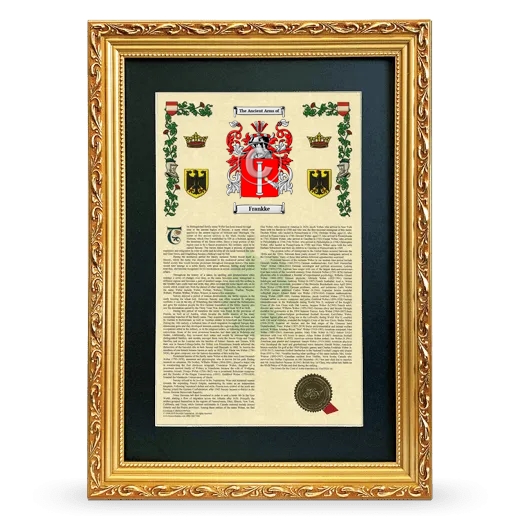 Frankke Deluxe Armorial Framed - Gold