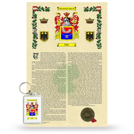 Frits Armorial History and Keychain Package