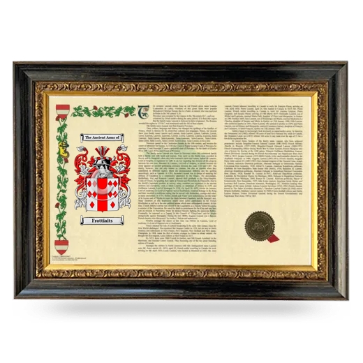 Frottiaits Armorial Landscape Framed - Heirloom