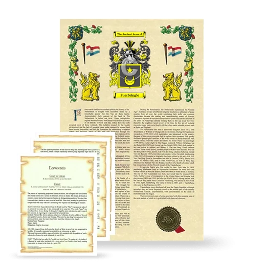 Fuerbringle Armorial History and Symbolism package