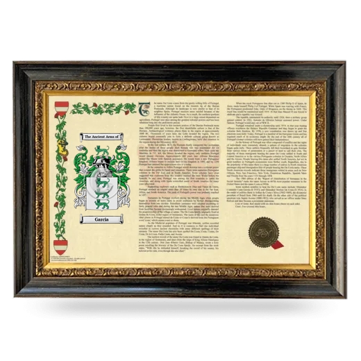 Garcia Armorial Landscape Framed - Heirloom