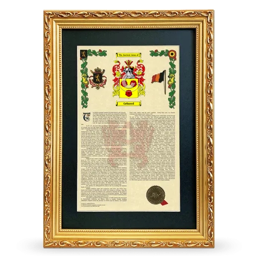 Gebaerd Deluxe Armorial Framed - Gold