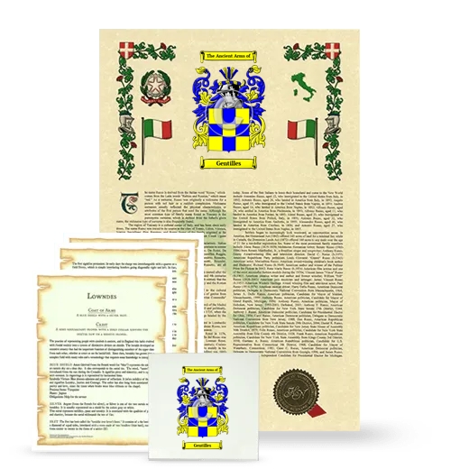 Gentilles Armorial, Symbolism and Large Ceramic Tile