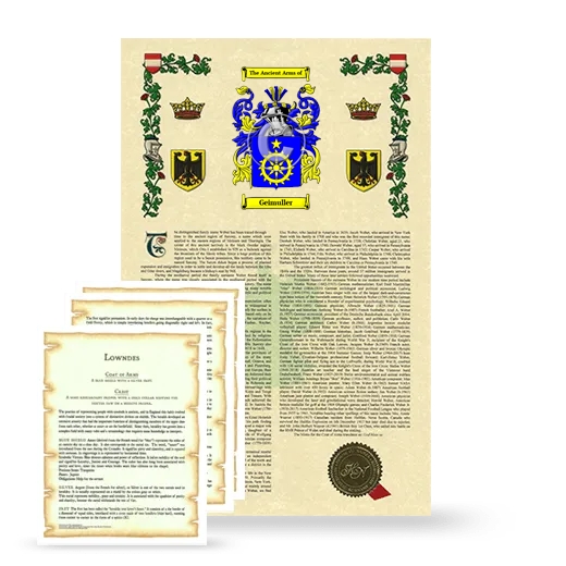 Geimuller Armorial History and Symbolism package