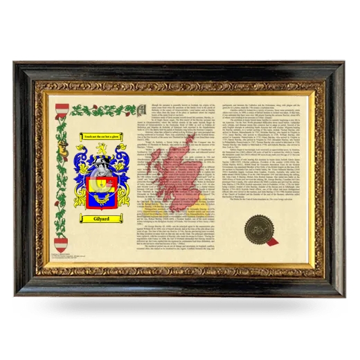 Gilyard Armorial Landscape Framed - Heirloom