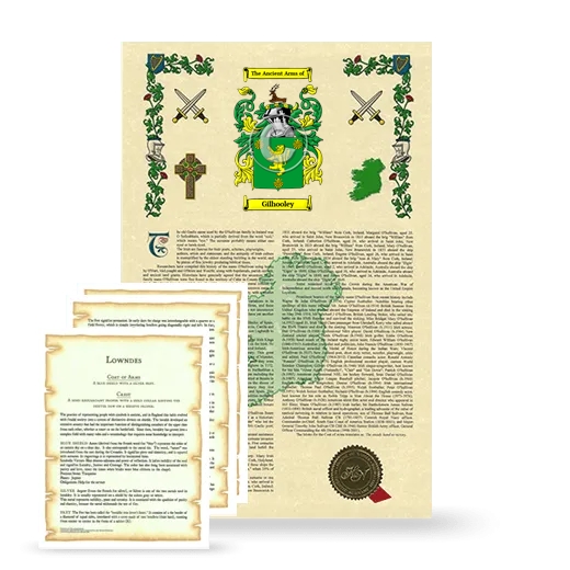 Gilhooley Armorial History and Symbolism package