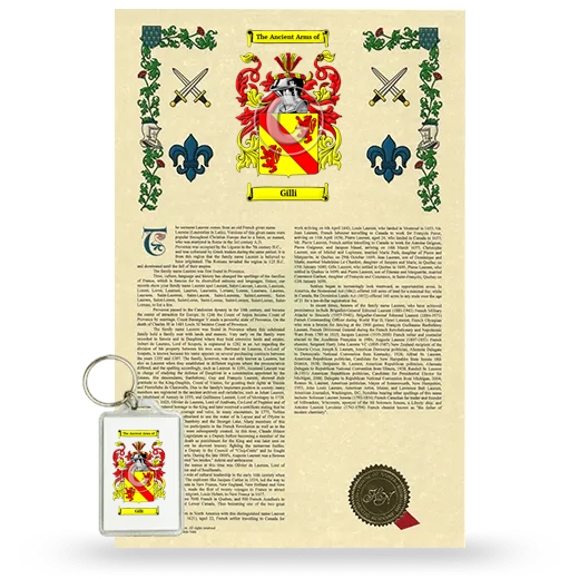 Gilli Armorial History and Keychain Package