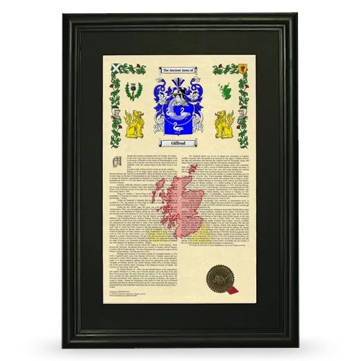Giffend Deluxe Armorial Framed - Black