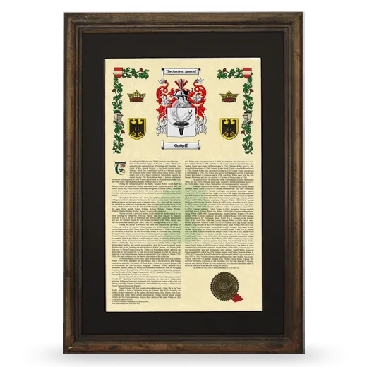 Gnöpff Deluxe Armorial Framed - Brown