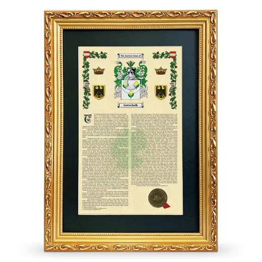 Gottechalk Deluxe Armorial Framed - Gold