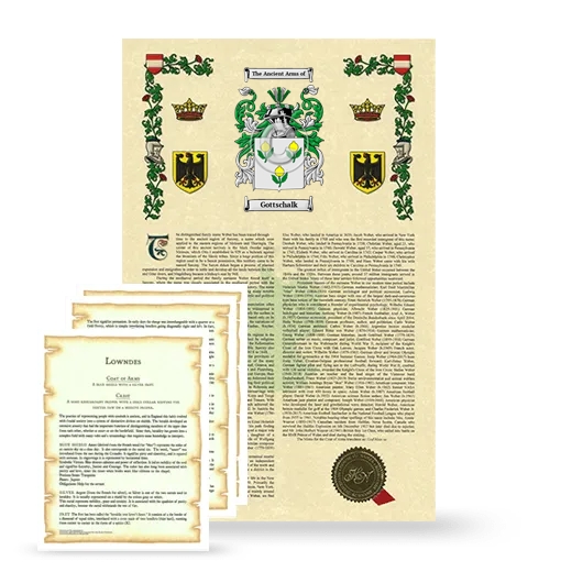 Gottschalk Armorial History and Symbolism package