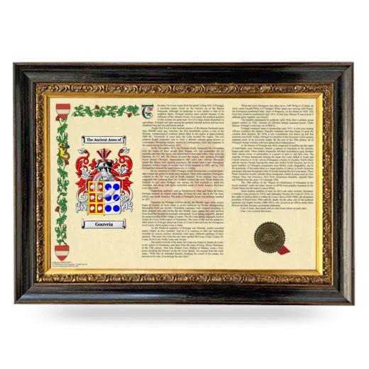 Gouveia Armorial Landscape Framed - Heirloom