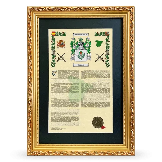 Granada Deluxe Armorial Framed - Gold