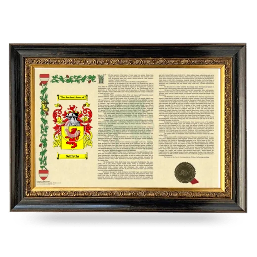 Griffeths Armorial Landscape Framed - Heirloom