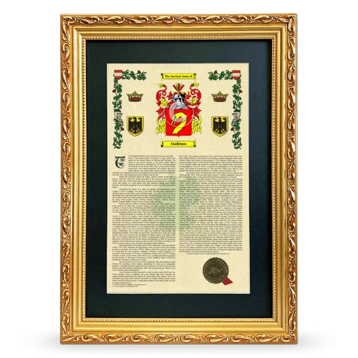 Gudenus Deluxe Armorial Framed - Gold