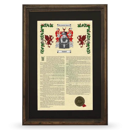 Guntel Deluxe Armorial Framed - Brown