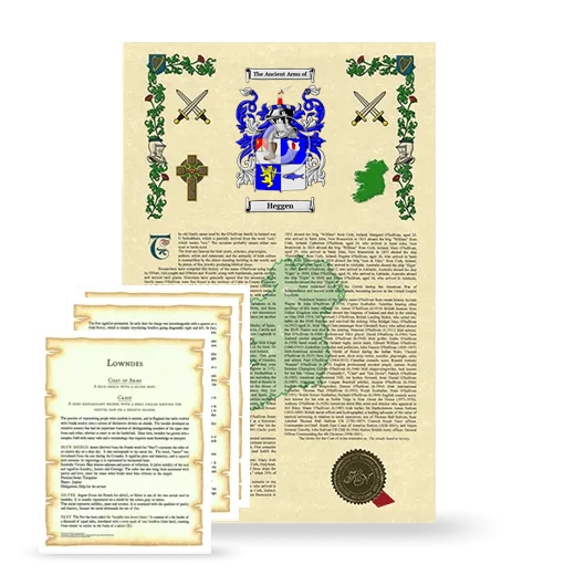 Heggen Armorial History and Symbolism package